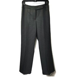 Tahari Pinstripe Career Wear Work Office Dress Gray Stripe Slacks Pants